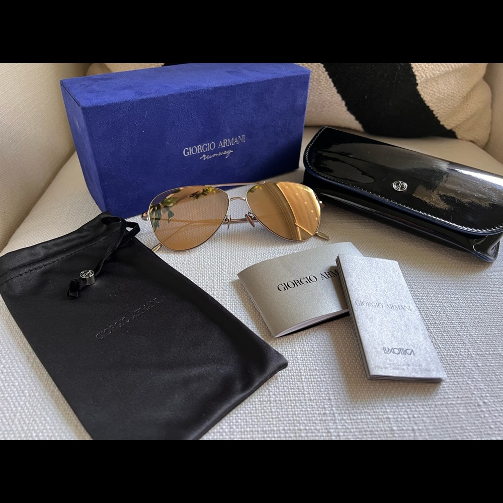 Authentic Giorgio Armani aviator sunglasses